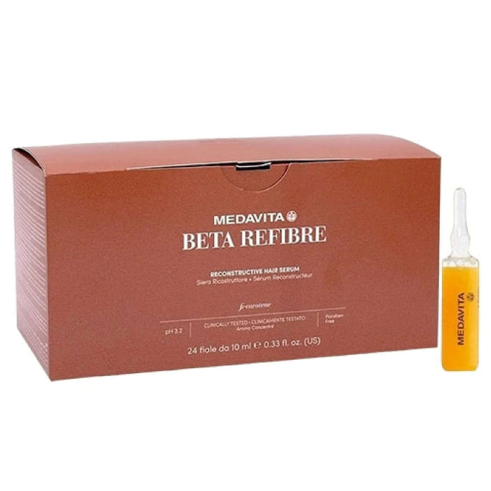 Сыворотка для Интенсивного Восстановления Поврежденных Волос MEDAVITA Beta Refibre Reconstructive Hair Serum