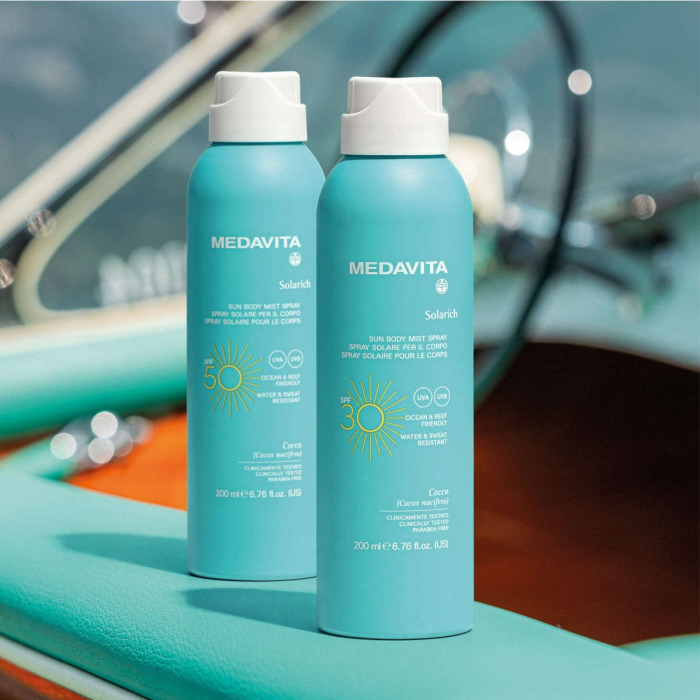 Солнцезащитный Мист-Спрей для Тела MEDAVITA Solarich Sun Body Mist Spray SPF 30