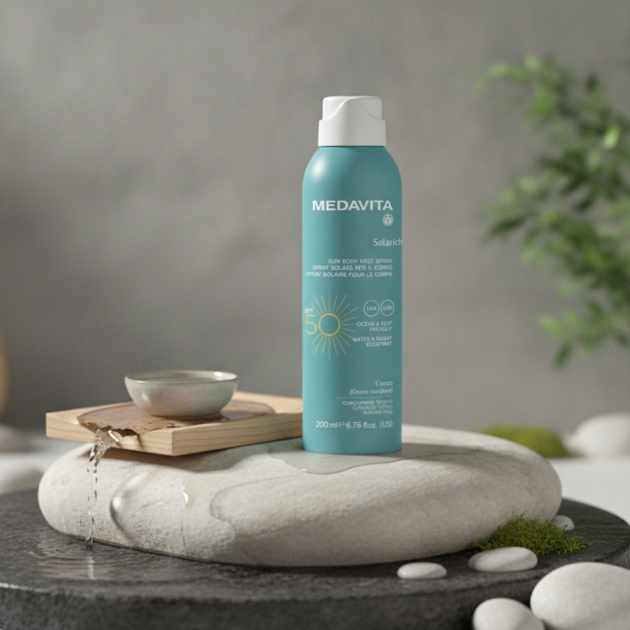 Солнцезащитный Мист-Спрей для Тела MEDAVITA Solarich Sun Body Mist Spray SPF 50