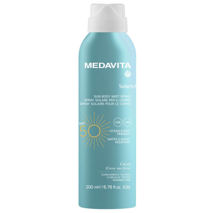 Солнцезащитный Мист-Спрей для Тела MEDAVITA Solarich Sun Body Mist Spray SPF 50