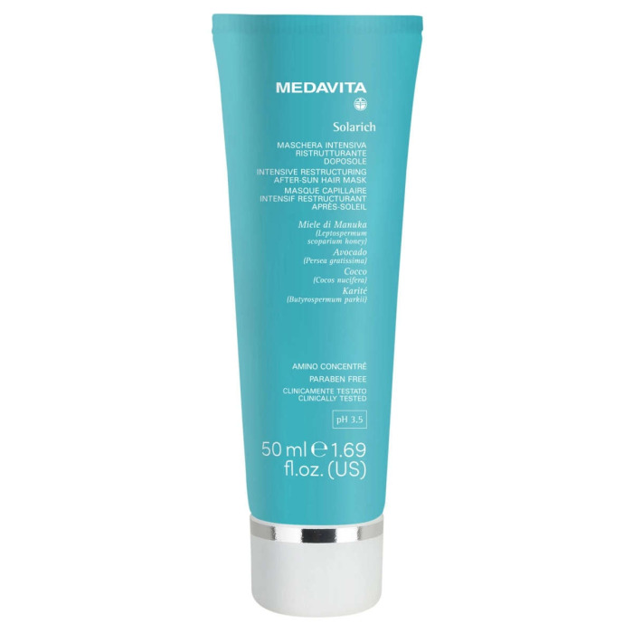 Интенсивно Восстанавливающая Маска для Волос После Солнца MEDAVITA Solarich Intensive Restructuring Arter-Sun Hair Mask