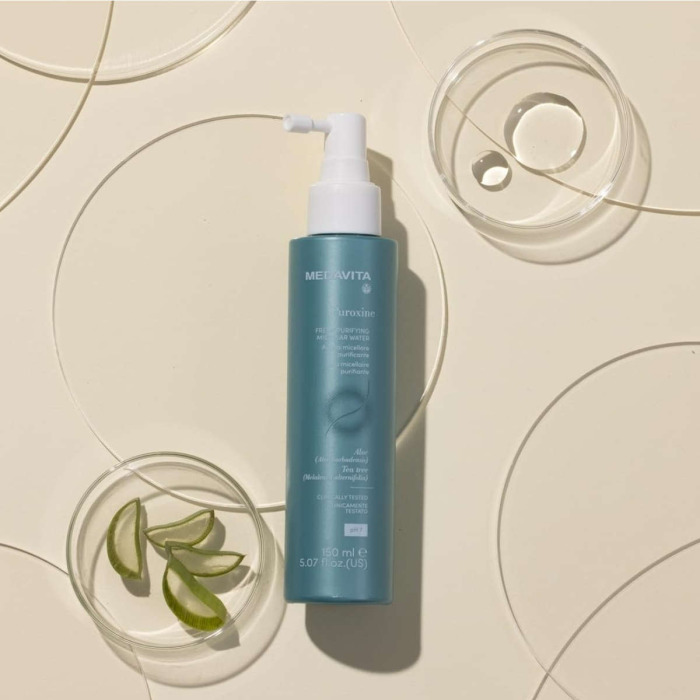 Освежающая Очищающая Мицеллярная Вода для Кожи Головы MEDAVITA Puroxine Fresh Purifying Micellar Water