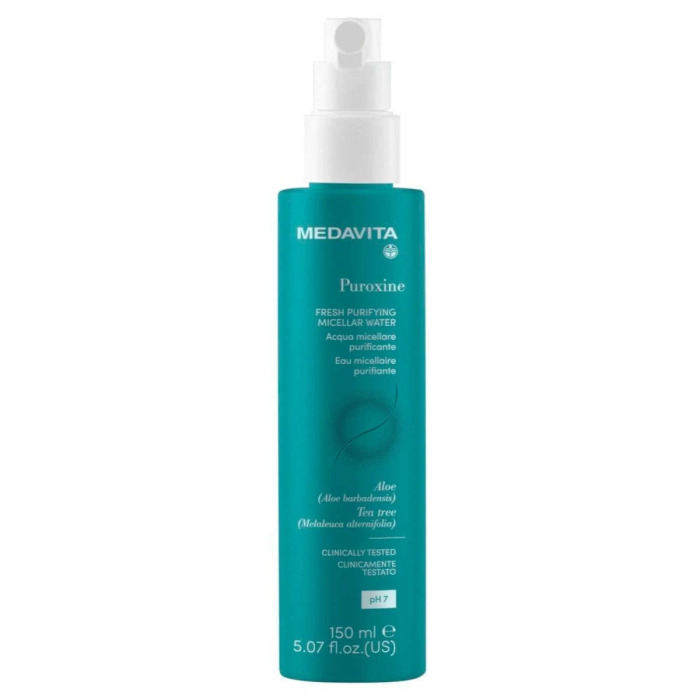 Освежающая Очищающая Мицеллярная Вода для Кожи Головы MEDAVITA Puroxine Fresh Purifying Micellar Water