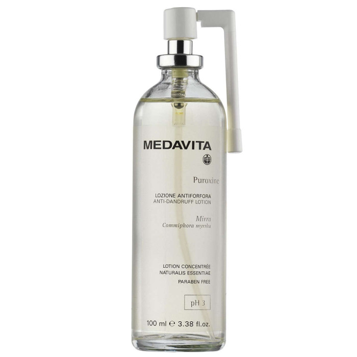 Лосьон-Спрей Против Перхоти Мгновенного Действия MEDAVITA Puroxine Anti-Dandruff Lotion