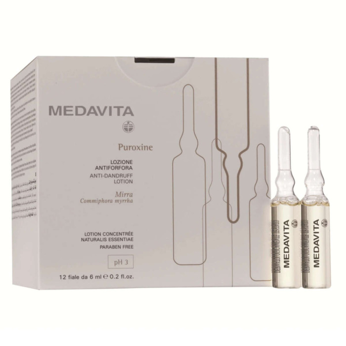 Лосьон-Концентрат Против Перхоти Мгновенного Действия MEDAVITA Puroxine Anti-Dandruff Lotion