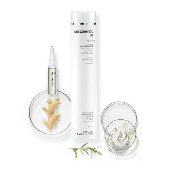 Себорегулирующий Шампунь для Частого Использования MEDAVITA Requilibre Sebum-Balancing Shampoo