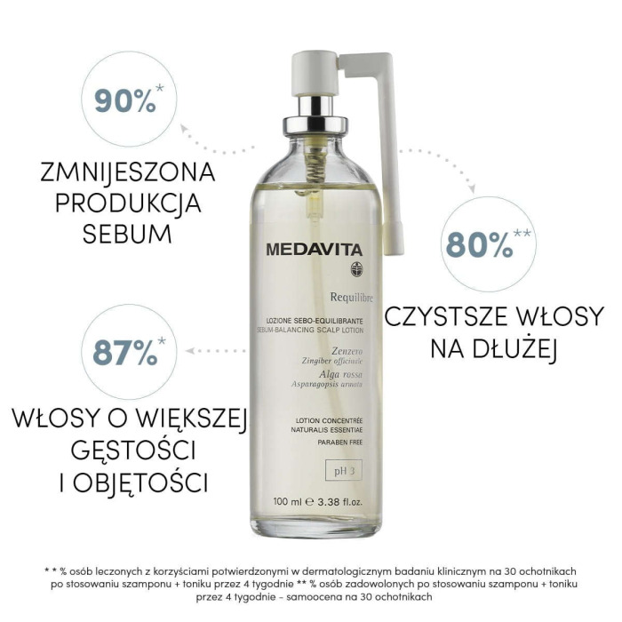 Себорегулирующий Лосьон-Спрей MEDAVITA Requilibre Sebum-Balancing Scalp Lotion