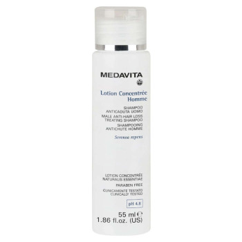 Шампунь Против Выпадения Волос для Мужчин MEDAVITA Lotion Concenrée Homme Male Anti-Hair Loss Treating Shampoo