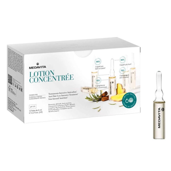 Интенсивный Лосьон в Ампулах Против Выпадения Волос MEDAVITA Lotion Concenrée Anti-Hair Loss Intensive Treatment