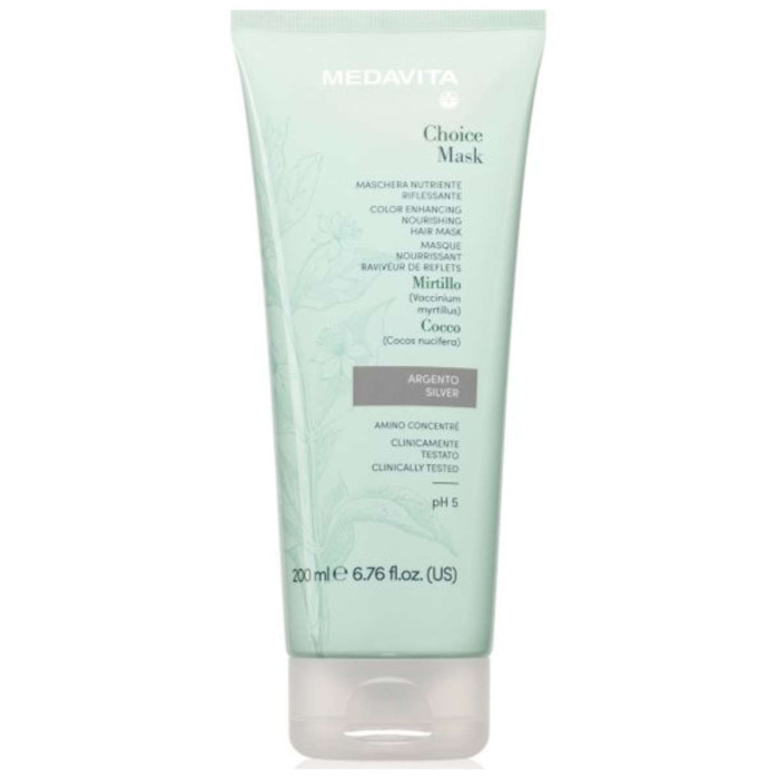 Тонирующая Питательная Маска для Волос MEDAVITA Choice Mask Color Enhancing Nourishing Hair Mask, 200 мл