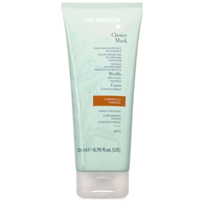 Тонирующая Питательная Маска для Волос MEDAVITA Choice Mask Color Enhancing Nourishing Hair Mask, 200 мл