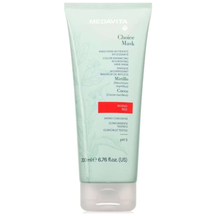 Тонирующая Питательная Маска для Волос MEDAVITA Choice Mask Color Enhancing Nourishing Hair Mask, 200 мл