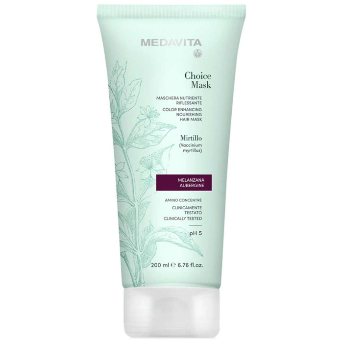 Тонирующая Питательная Маска для Волос MEDAVITA Choice Mask Color Enhancing Nourishing Hair Mask, 200 мл