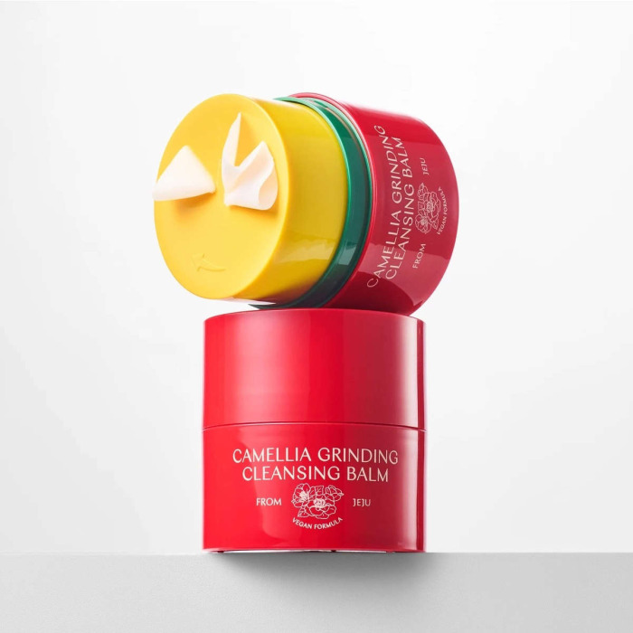 Очищающий Гидрофильный Бальзам с Камелией CU SKIN Dr. Solution Camellia Grinding Cleansing Balm