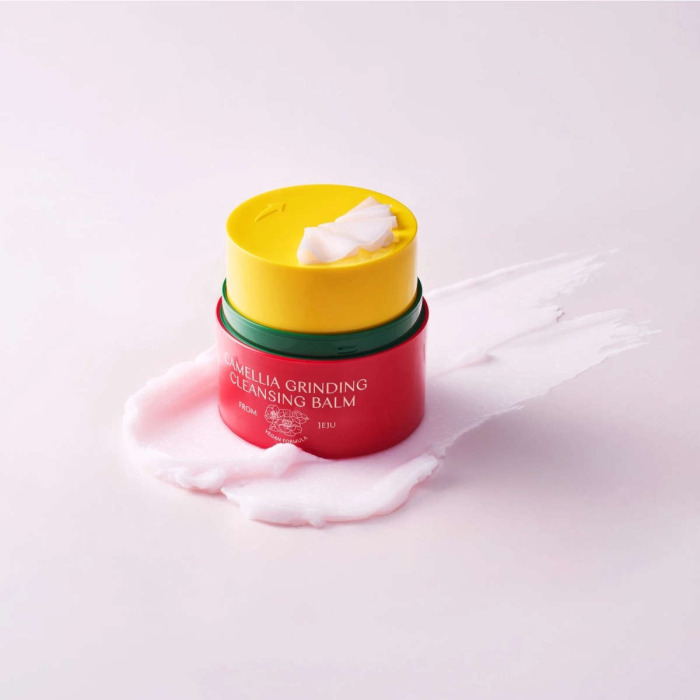 Очищающий Гидрофильный Бальзам с Камелией CU SKIN Dr. Solution Camellia Grinding Cleansing Balm