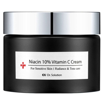 Осветляющий Антиоксидантный Крем с Ниацинамидом и Витамином C CU SKIN Dr. Solution Niacin 10 % Vitamin C Cream