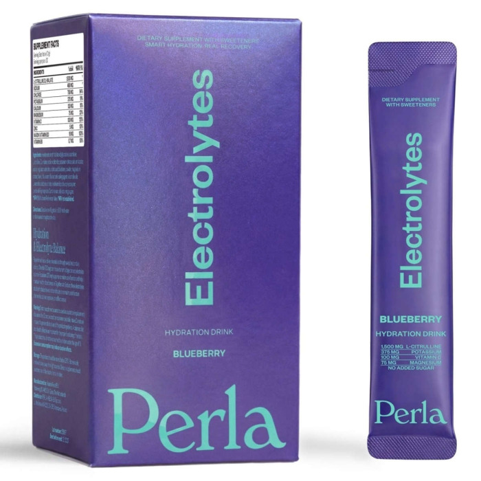 Питьевые Электролиты со Вкусом Голубики Perla Helsa Electrolytes Hydration Drink Blueberry