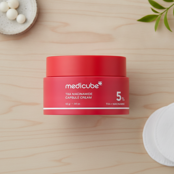 Осветляющий Капсульний Крем с Транексамовой Кислотой и Ниацинамидом Medicube TXA Niacinamide Capsule Cream