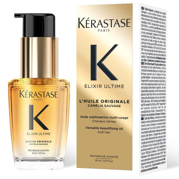 Универсальное Масло-Концентрат для Тусклых Волос Kerastase Elixir Ultime Huile Original Refillable