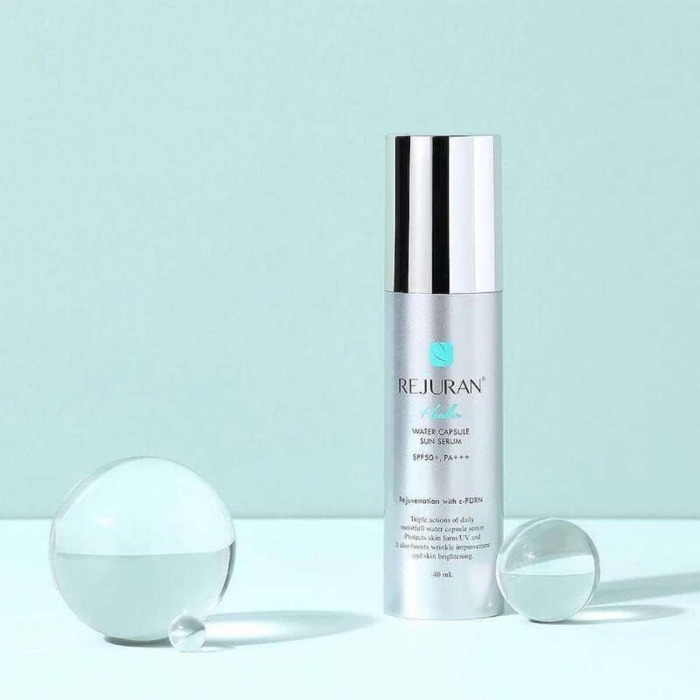 Солнцезащитная Сыворотка с Гидрокапсулами REJURAN Water Capsule Sun Serum SPF 50+ PA+++