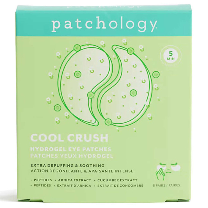Гидрогелевые Патчи для Уменьшения Отеков под Глазами Patchology Cool Crush Extra-Depuffing & Soothing Hydrogel Eye Patches