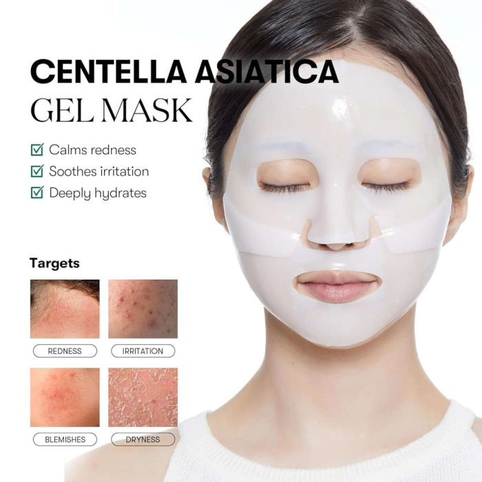 Двухэтапная Гидрогелевая Маска для Лица со Спикулами и Центеллой VT Cosmetics Pro Cica Reedle Shot 100 2 Step Hydrogel Mask