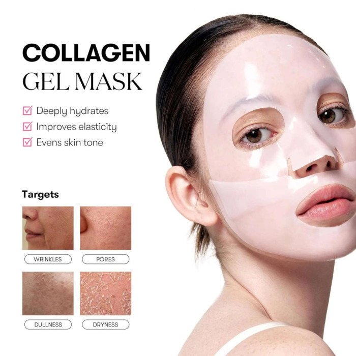 Двухэтапная Гидрогелевая Маска для Лица с Коллагеном и Спикулами VT Cosmetics Collagen Reedle Shot 100 2 Step Mask