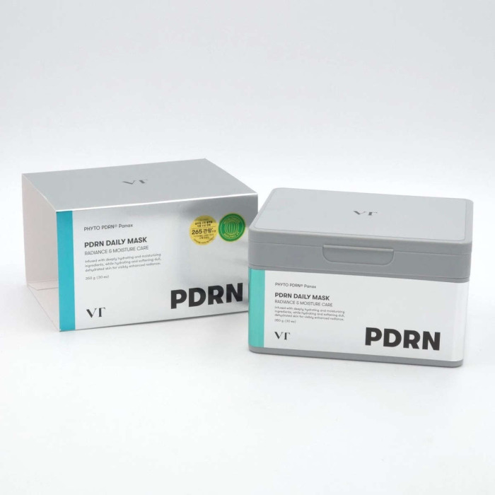 Набор Тканевых Восстанавливающих Масок для Лица с Полинуклеотидами VT Cosmetics PDRN Daily Mask