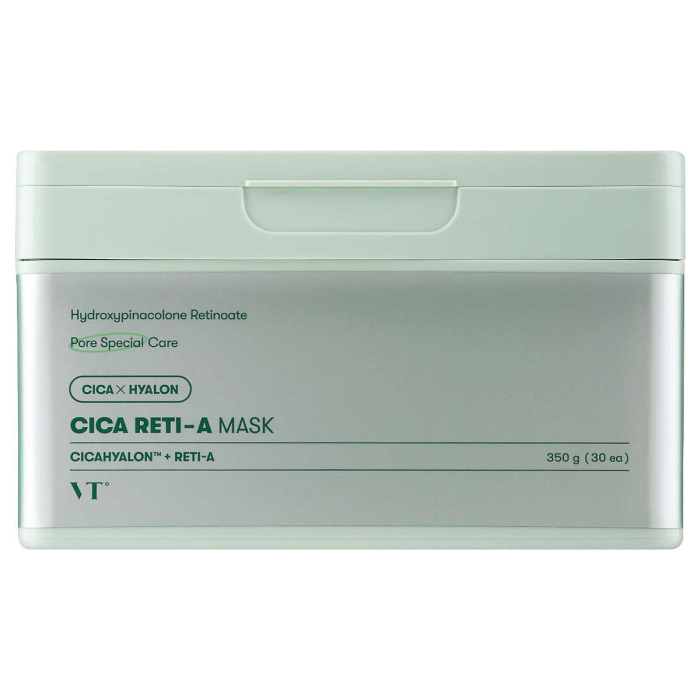 Набор Тканевых Успокаивающих Масок с Ретинолом и Центеллой VT Cosmetics Cica Reti-A Mask