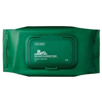 Салфетки для Снятия Макияжа с Центеллой VT Cosmetics Cica Mild Cleansing Tissue