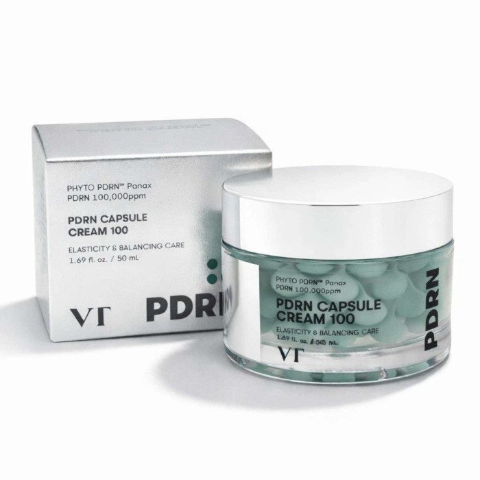 Восстанавливающий Капсульный Крем с PDRN и Пептидами VT Cosmetics PDRN Capsule Cream 100
