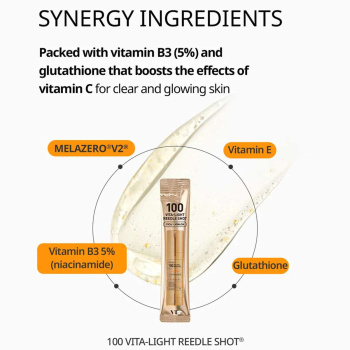Сыворотка-Бустер со Спикулами и Витамином C VT Cosmetics Vita-Light Reedle Shot 100