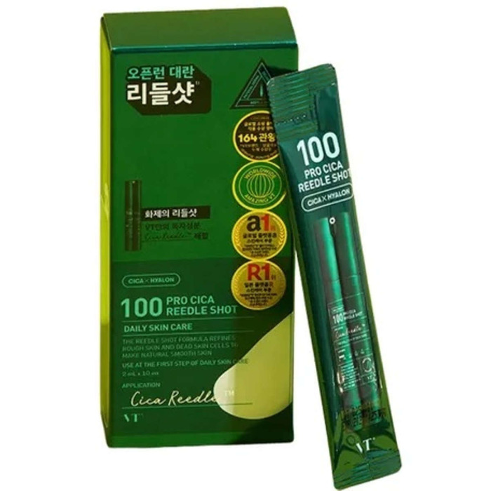 Сыворотка-Бустер со Спикулами и Центеллой VT Cosmetics Pro Cica Reedle Shot 100