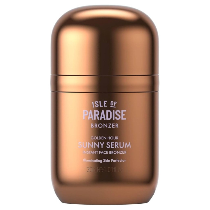 Бронзирующая Сыворотка для Лица в Оттенке Medium Isle of Paradise Sunny Serum Instant Face Bronzer