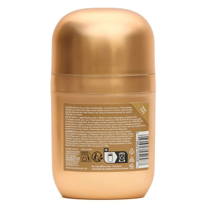 Бронзирующая Сыворотка для Лица в Оттенке Light Isle of Paradise Champagne Sunny Serum Instant Face Bronzer