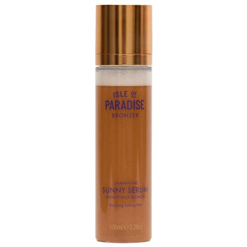 Мист для Лица с Шиммером в Оттенке Light Isle of Paradise Champagne Sunny Serum Instant Face Bronzer Bronzing Setting Mist