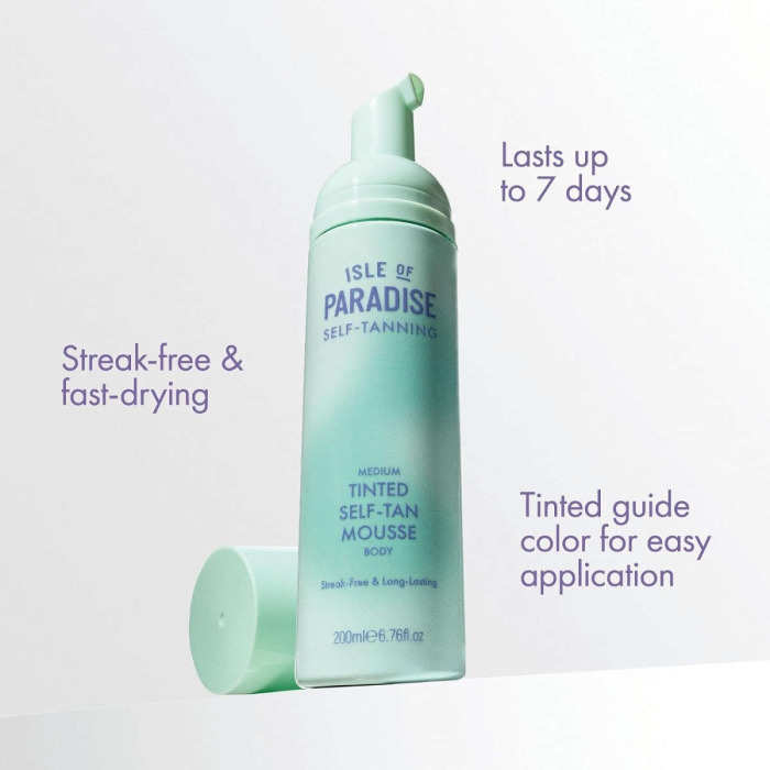 Мусс для Автозагара в Оттенке Medium Isle of Paradise Tinted Self-Tan Mousse Body