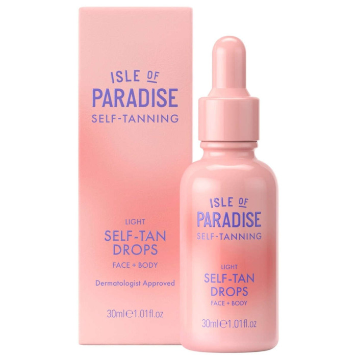 Капли для Автозагара Лица и Тела в Оттенке Light Isle of Paradise Self Tan Drops Face + Body