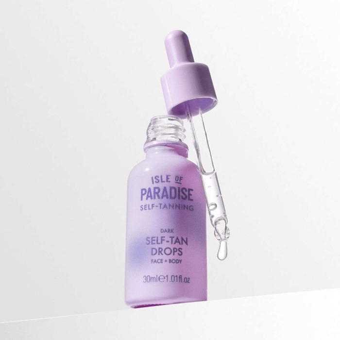 Капли для Автозагара Лица и Тела в Оттенке Dark Isle of Paradise Self Tan Drops Face + Body