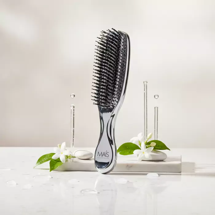 Щетка для Волос Серебряная Стандарт Mais Laboratory Silver Brush