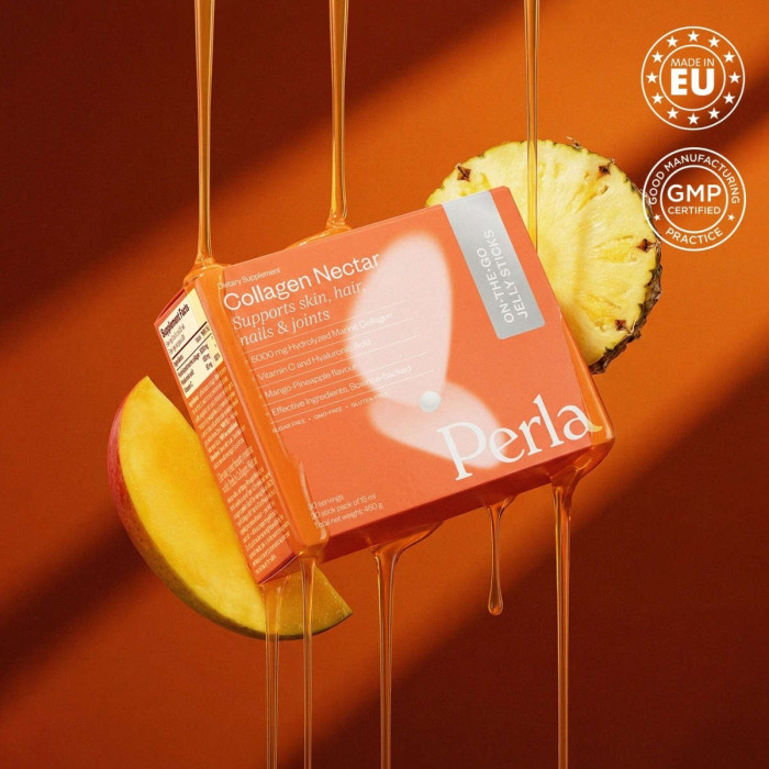 «Коллаген Нектар со Вкусом Ананаса и Манго» Perla Helsa Collagen Nectar Mango-Pineapple