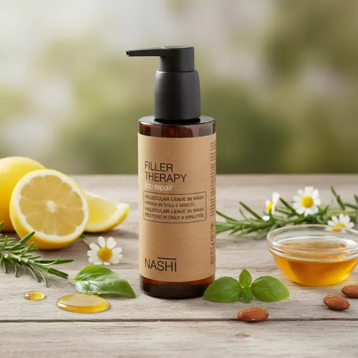 Молекулярная Несмываемая Маска для Волос Nashi Argan Filler Therapy Top Repair Molecular Leave-in Mask