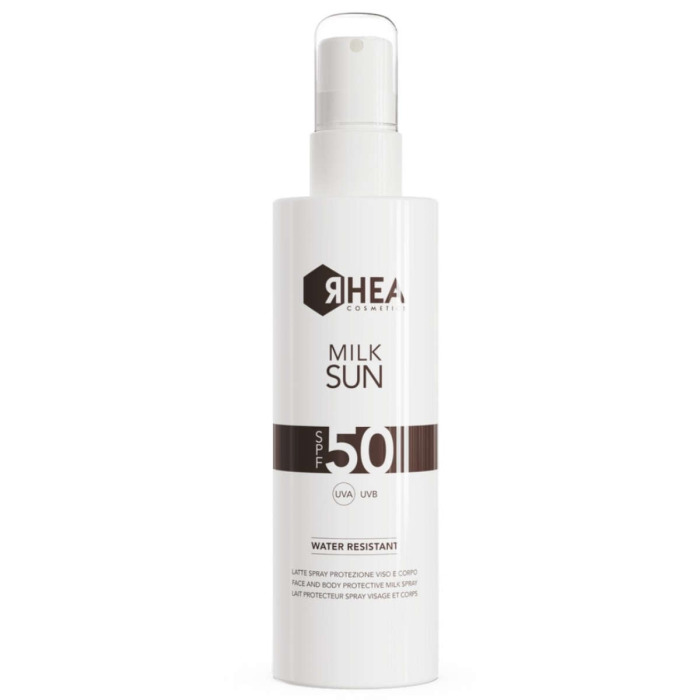 Солнцезащитный Спрей-Молочко для Лица и Тела Rhea Cosmetics MilkSun Face and Body Protective Milk Spray SPF 50