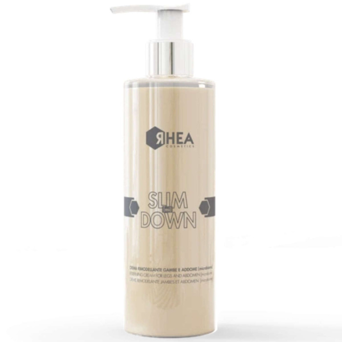 Корректирующий Крем для Ног и Живота с Восстановлением Микробиома Rhea Cosmetics Slim[mi] Down Leg and Abdomen Contouring Cream