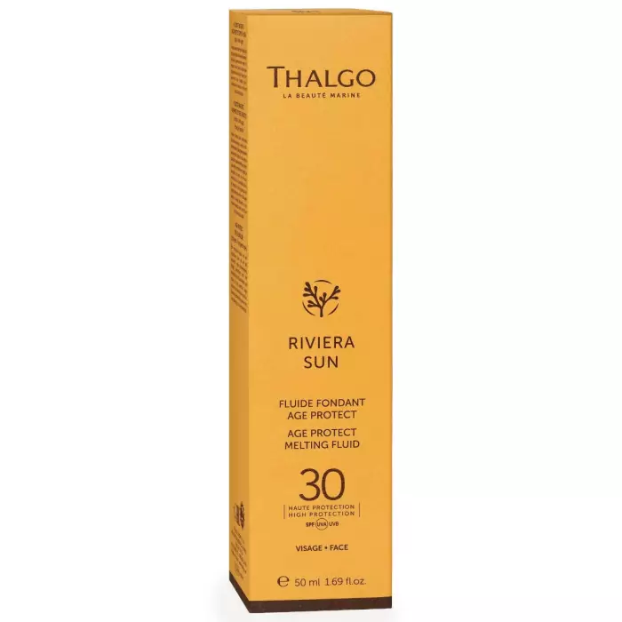 Солнцезащитная Увлажняющая Тающая Эмульсия Thalgo Riviera Sun Age Protect Melting Fluid SPF 50