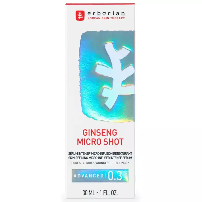 Интенсивная Сыворотка Нового Поколения Erborian Ginseng Micro Shot Advanced 0.3 %