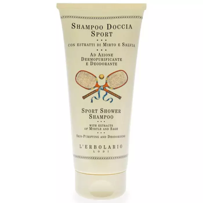 Шампунь-Средство для Душа для Спортсменов L'Erbolario Lodi Sport Shower Shampoo
