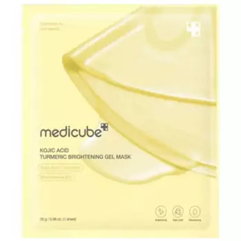 Осветляющая Гидрогелевая Маска с Койевой Кислотой и Куркумой Medicube Kojic Acid Turmeric Brightening Gel Mask