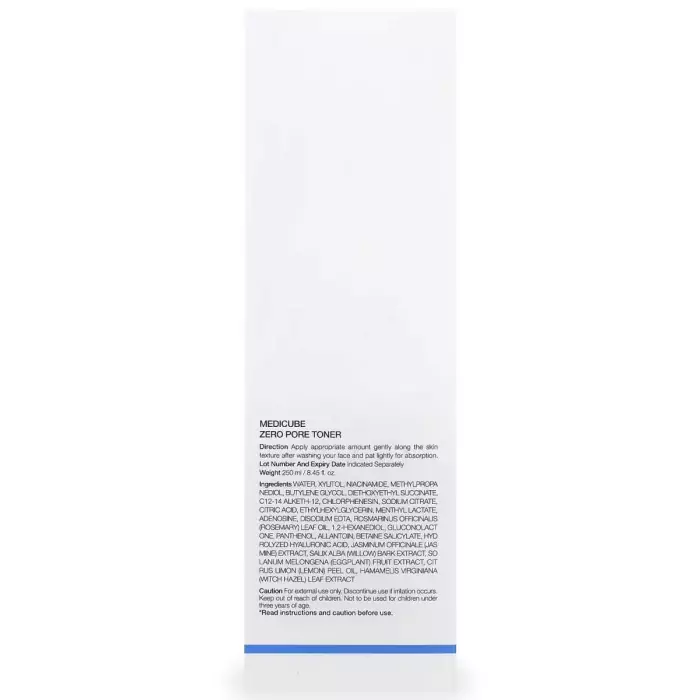 Увлажняющий Тонер для Ухода за Расширенными Порами Medicube Zero Pore Toner