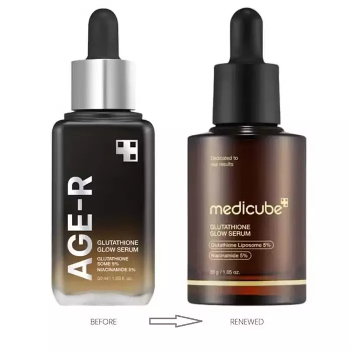 Осветляющая Сыворотка с Липосомальным Глутатионом Medicube AGE-R Glutathione Glow Serum